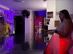 The Bartender Seduces Me And Fucks Me Bareback!