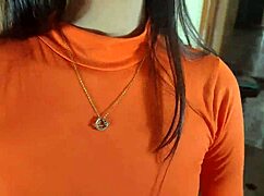 hermanastra visits her hermanastro and ends up with her pussy full of cum