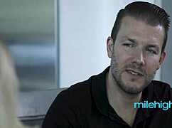 babysitting turned wild with this petite blonde teen!