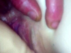 Damn, I’m pounding my girlfriend’s wet pussy with a dildo, she’s so naughty!
