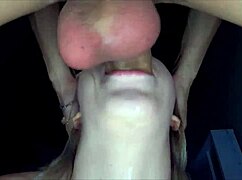The sloppiest deepthroat experience with a big cock in point of view