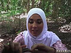 just a muslim couple trying their first steamy session away from home