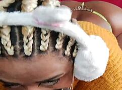 latina housewife swallows dildo in fetish masturbation