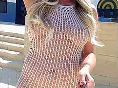 Transparent Dress Without Underwear Sparks Public Attention
