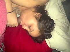 Does the Latina step mom deepthroat her BBC stepson's big cock?