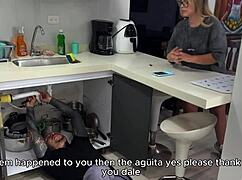 Hot Colombian says, 'Fix my pipe and fuck me,' starring Felipe Skull