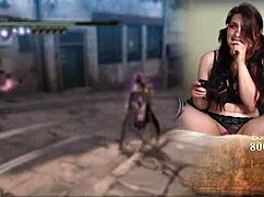 hey, watch this sexy bimbo play bayonetta with lovense on!