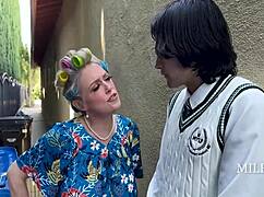 Asian Milf Seduces Young Man for Hardcore Action