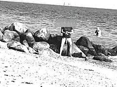 Just saw this huge cock at the nude beach, unreal sight!