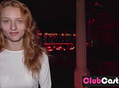 SHY REDHEAD Wants To Be A STRIPPER By CLUBCASTINGS