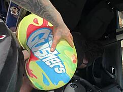 Hey Babe, Watch This Big Ass Ebony Get Nailed Through Her Tight Shorts Heading to the Car Wash