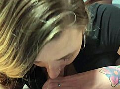 girl sucks my dick homemade part 1