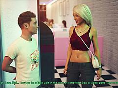 wife teases mother-in-law in naughty game