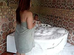 How good does my father-in-law pound my ass in the jacuzzi while his wife is at work?