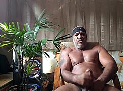 Fat Cock Brazilian Bear Pornstar Handjob Underwear!