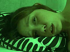 step son catches step mom off guard in shared bed, fucks sideways till facial