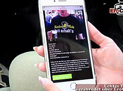 Erocom date - Tiny 150cm German fitness model meets tall guy for hilarious action