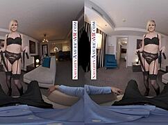 NAUGHTY AMERICA'S KATE ENGLAND FUCKS YOU INTENSELY IN VR WITH BLOWJOB AND CUM.
