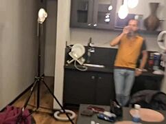 i can't believe our friend play turned into a wild couple swap - hairy brunette and pink redhead pussies