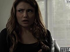 I am the busty teen getting fingered and pounded