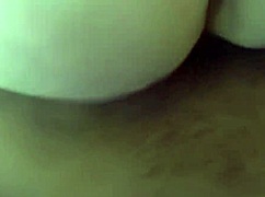 A beauty blonde girl in fishnet stockings and high heels enjoys a session.