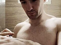 i trim my sweaty hairy armpits, chest, and arms after the gym for a photoshoot behind the scenes