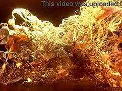 Sexy skinny Lenis Diamond moans during intense interracial DP and orgasm