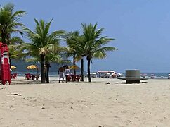 brunette brazilian takes monster cock in ass