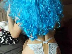 I Fucked A Fairy With Blue Hair Hard In The Mouth And Pussy