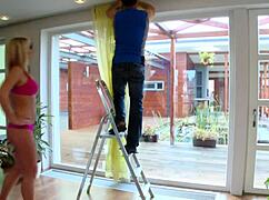 Letting the Maintenance Guy Pipe My Pussy in a Wild Czech Encounter