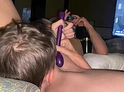 Nurse Plays With Purple Toy In Hospital?