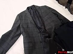 pervy mommy bends over in doggystyle to keep stepson home 😏