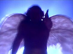 Lick my pussy and ass now! Lesbians on red couch.