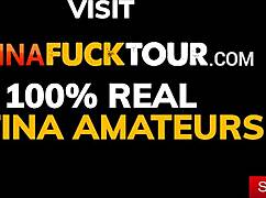 Hot Latina teen 18+ bangs Tinder date in steamy hotel room