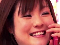 Petite Japanese Step-Sister Caught Masturbating and Seduced for First Blowjob in Miniskirt