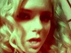 a blonde in interracial sex receives a big cock in her big ass