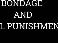 can the bound slave escape mistress's rough anal fuck?