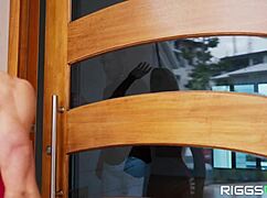 Muscle Barbie Takes Massive Cock Hard