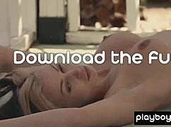 瘦高大奶金发18+小姐Zita阳台裸脱摆姿