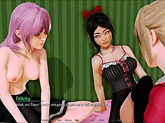 i think harem hotel 100 is so fun but i messed up the controls