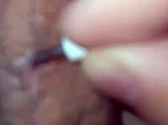 Showing off my pierced monster cock while masturbating 😏