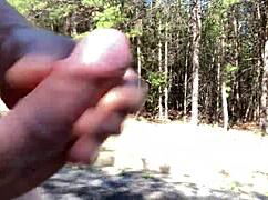Clitlicker662 Masturbates Outdoors in Forest for Public Orgasm Update 13