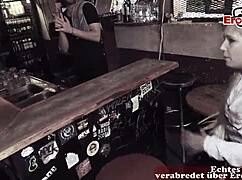 i had public sex on a date with a german bitch from berlin in pov, flashing my teen 18+ blonde european pickup