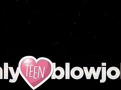 Hot Asian Nerdy Babe Gives Sloppy Blowjob with Passion