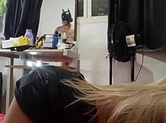 Caught Masturbating? Stepdaughter Punished With Sex Toy Outdoors