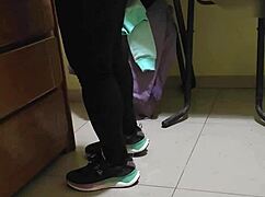 i can't resist fucking the cleaning lady outdoors