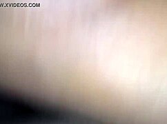 He fucks me rough in reverse missionary, creampies hard, but drops the camera