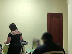 i can't resist fucking the cleaning lady outdoors