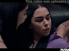 伙计，这个双插群交疯狂结束于巨大颜射预告！