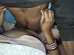 Hubby fucks his wife after licking her pussy 😍